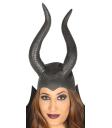 Casquete Cuernos Maléfica de Latex