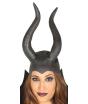 Casquete Cuernos Maléfica de Latex