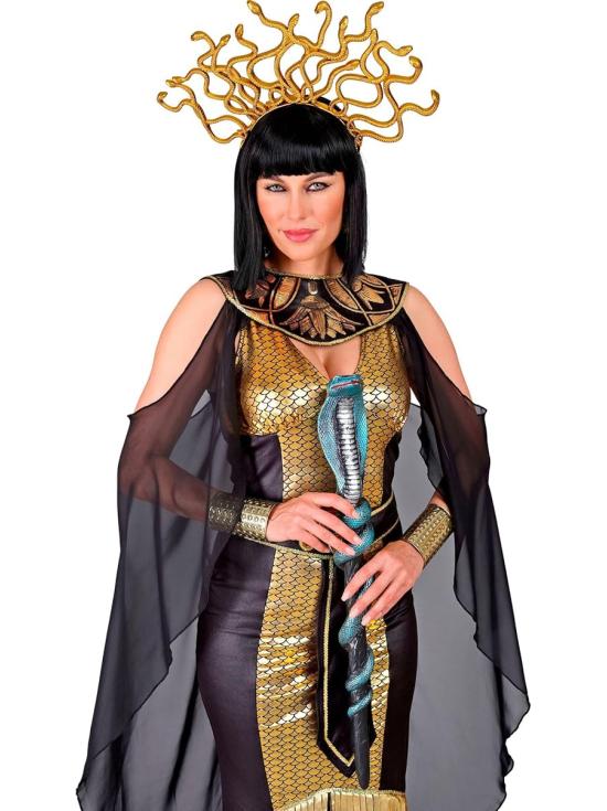 Cetro de Serpiente 64 cm – Accesorio Egipcio para Disfraces de Faraones y Cleopatra