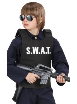 Chaleco antibalas para disfraces S.W.A.T infantil *
