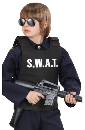 Chaleco antibalas para disfraces S.W.A.T infantil *