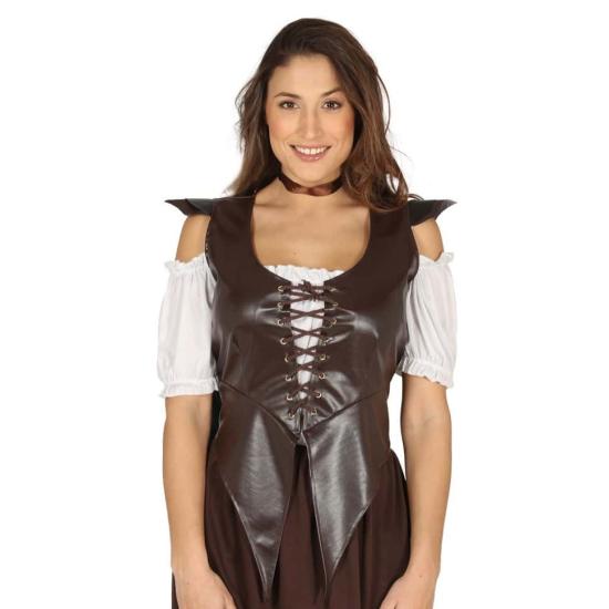 Chaleco Cuero Brillo para Mujer Ajustable Chaleco Cuero Brillo para Mujer Ajustable