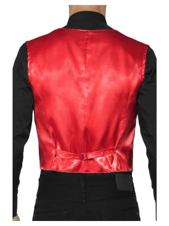 Chaleco Lentejuelas para Adultos Rojo ^