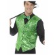 Chaleco Lentejuelas para Adultos Verde ^