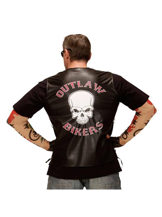 Chaleco Motorista con calavera