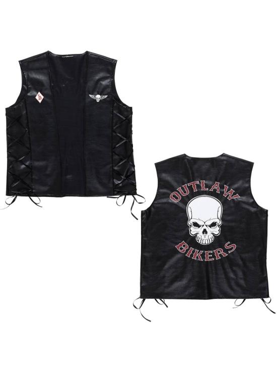 Chaleco Motorista con calavera