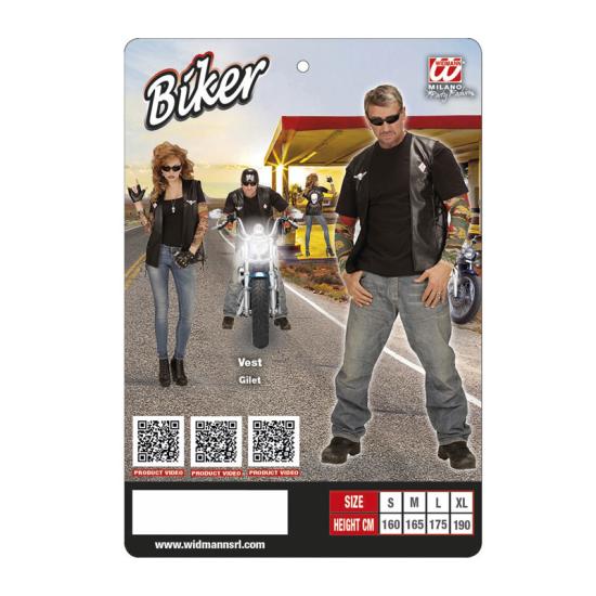 Chaleco Motorista con calavera