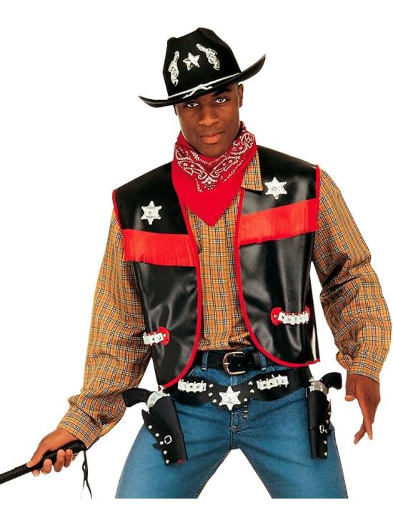 Chaleco para Disfraz de Vaquero Hombre Adulto