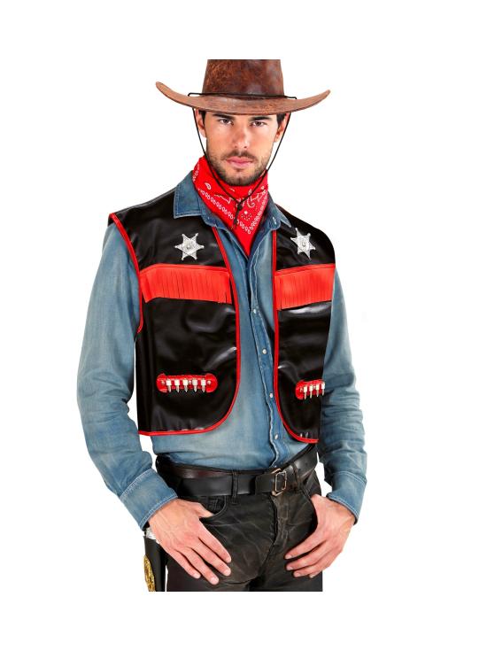 Chaleco para Disfraz de Vaquero Hombre Adulto