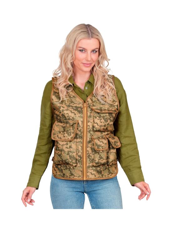 Chaleco Táctico Camuflaje o Cazador para Disfraces