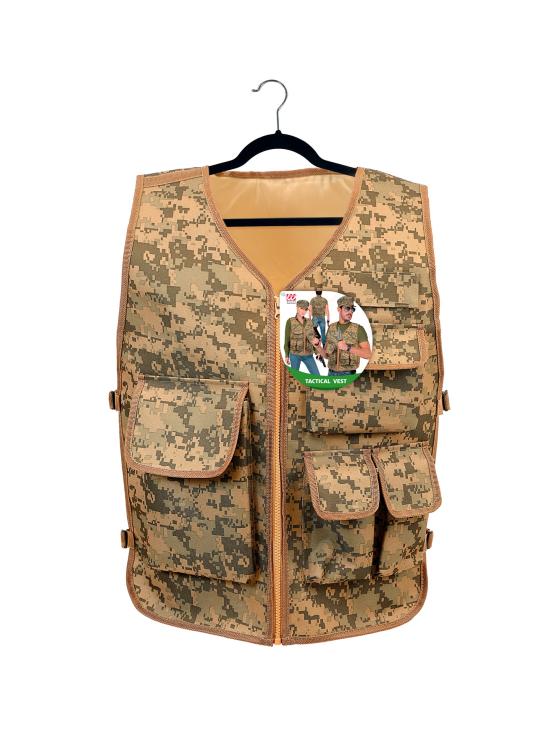 Chaleco Táctico Camuflaje o Cazador para Disfraces