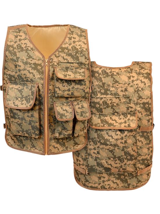 Chaleco Táctico Camuflaje o Cazador para Disfraces