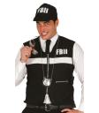 Chaleco y Gorra  F.B.I talla única