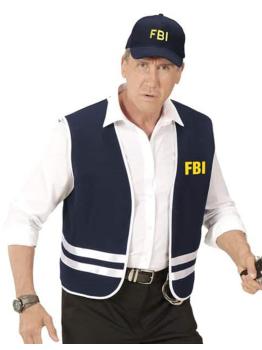 Chaleco y Gorra de Inspector F.B.I