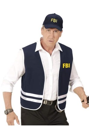 Chaleco y Gorra de Inspector F.B.I
