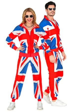 Chandals Ochentero Bandera Inglesa para adultos unisex
