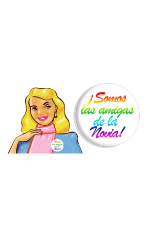 Chapa Somos las Amigas de la Novia
