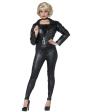 Chaqueta Cuero Rockera Grease para adulta