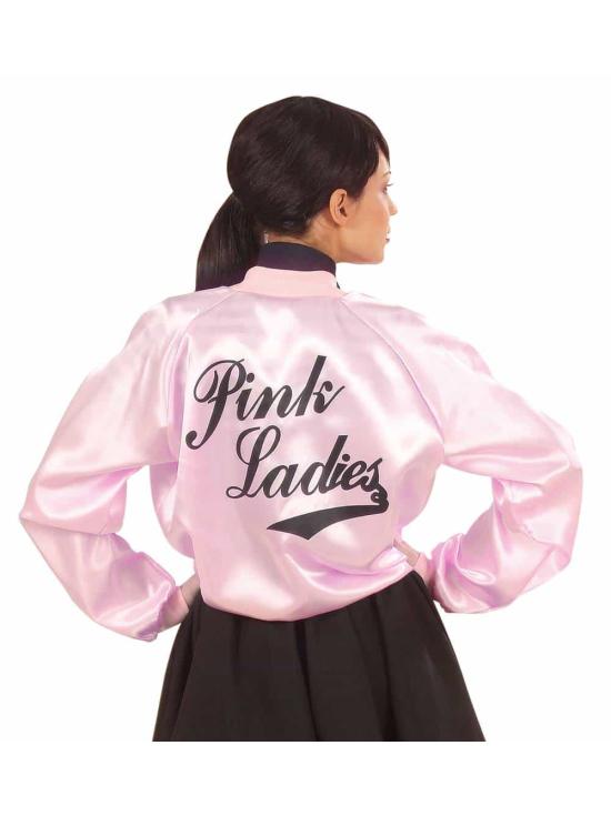 Chaqueta Pink Ladies Grease Mujer – Disfraz Años 50 Rock & Roll
