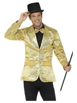 Chaqueta Lentejuelas Dorada  adulto