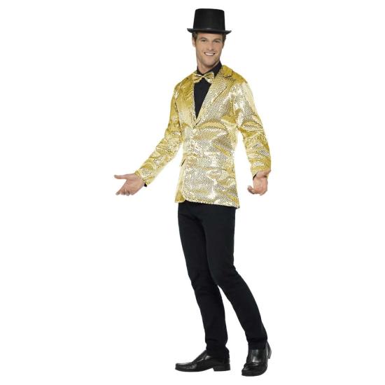 Chaqueta Lentejuelas Dorada  adulto Chaqueta Lentejuelas Dorada  adulto