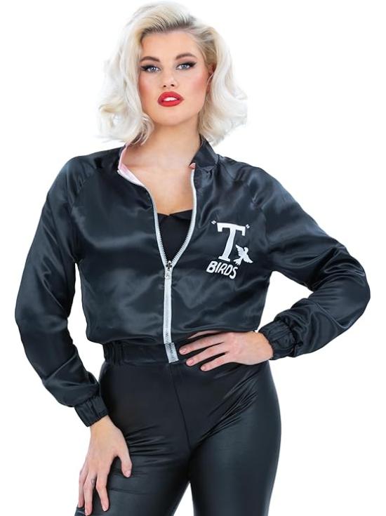 Chaqueta Grease Reversible para Mujer – Pink Ladies & T-Birds (Oficial)