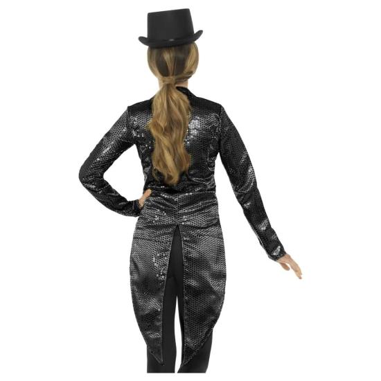 Chaqueta Lentejuelas Negra adulta Chaqueta Lentejuelas Negra adulta