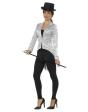 Chaqueta Lentejuelas Plateada adulta