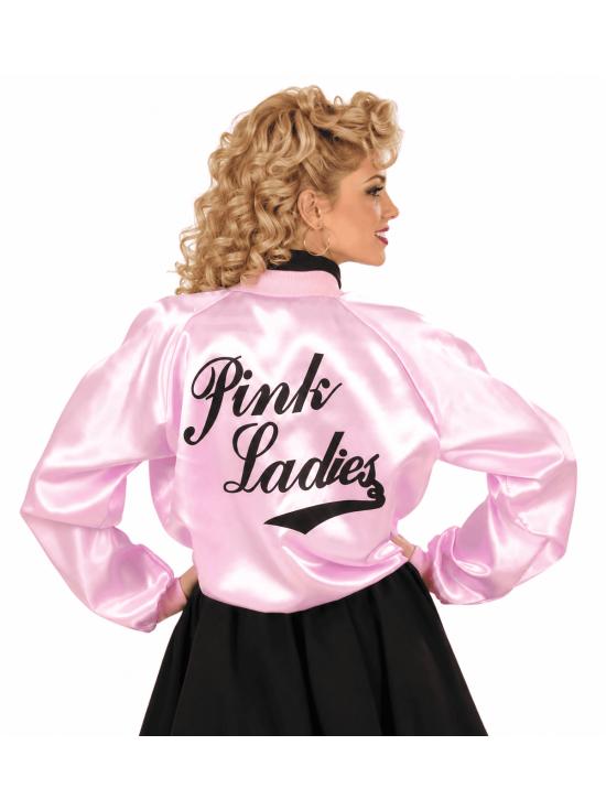 Chaqueta Pink Ladies Grease Mujer – Disfraz Años 50 Rock & Roll