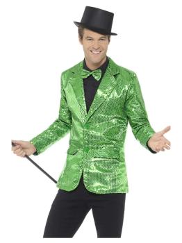 Chaqueta Lentejuelas Verde adulto