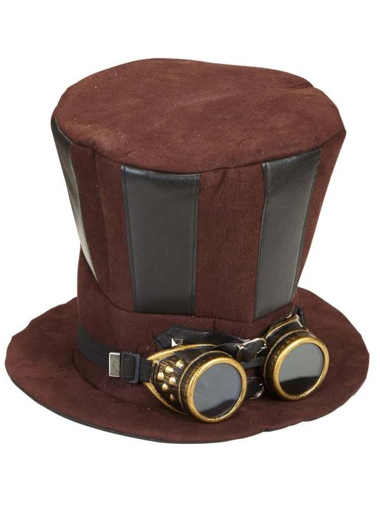 Chistera Steampunk y Gafas.