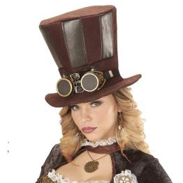 Chistera Steampunk y Gafas.