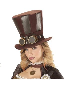 Chistera Steampunk y Gafas.