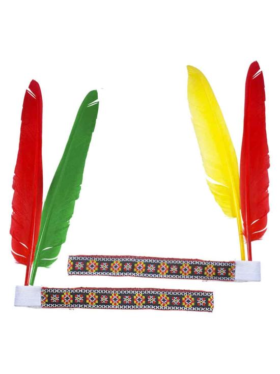 Cinta Plumas Indio .