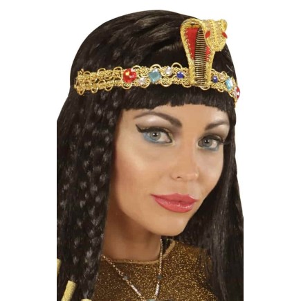 Cinta de Egipcia con Serpiente y Piedras Lujo