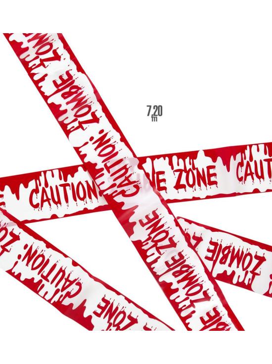 Cinta Precaución Zombies 6 m