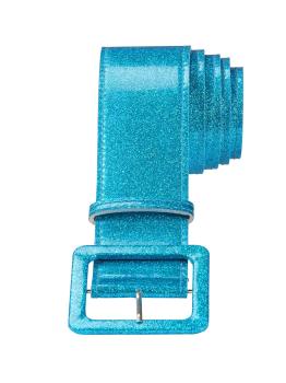 Cinturón Glitter Azul 120 cm .
