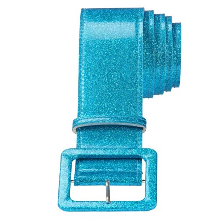 Cinturón Glitter Azul 120 cm .