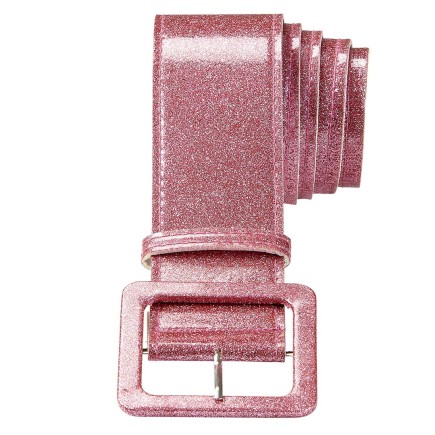 Cinturón Glitter rosa 120 cm .