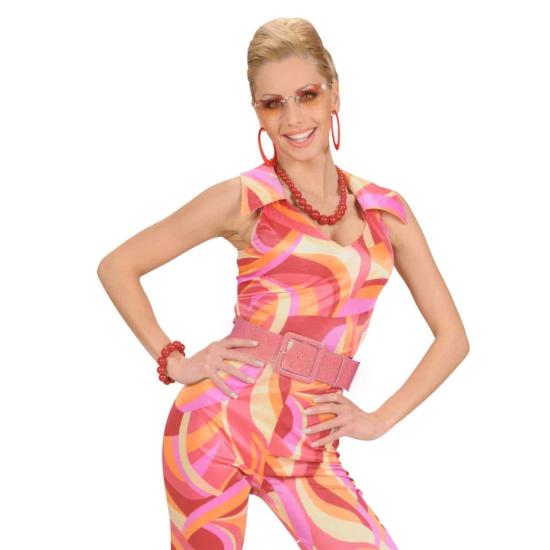 Cinturón Glitter rosa 120 cm .