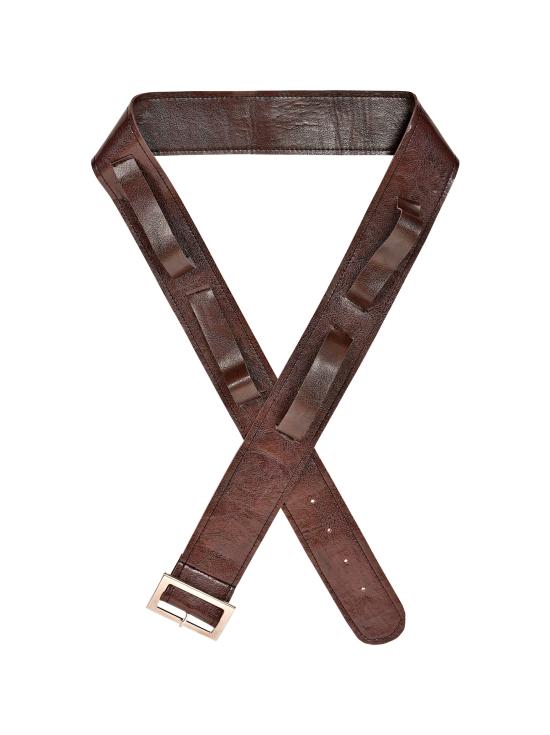 Cinturón Marrón con 4 fundas para espadas y armas