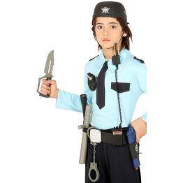 Cinturón Policía con casco infantil