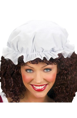Cofia color blanca.
