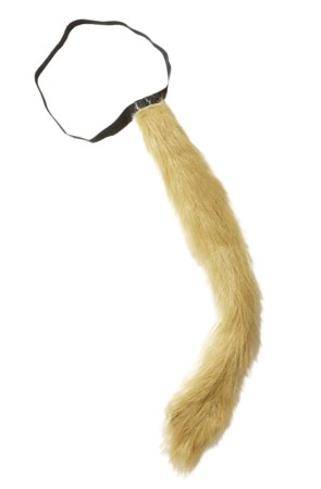 Cola de león peluche moldeable para disfraz