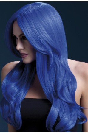 Colección Fever, Peluca Khloe, azul neón