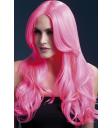 Colección Fever, Peluca Khloe color rosa neón