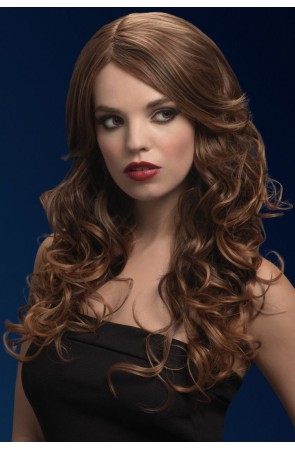 Colección Fever, Peluca Nicole, castaño claro