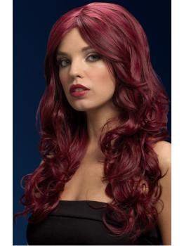 Colección Fever, Peluca Nicole, rojo cereza