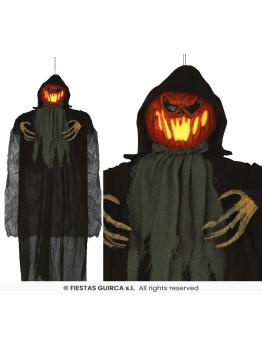 Colgante Calabaza con Luz 120 cm – Decoración de Halloween