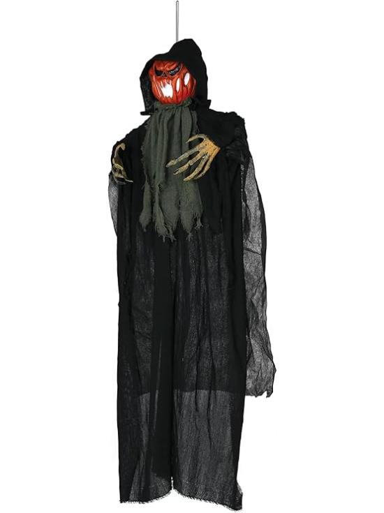 Colgante Calabaza con Luz 120 cm – Decoración de Halloween